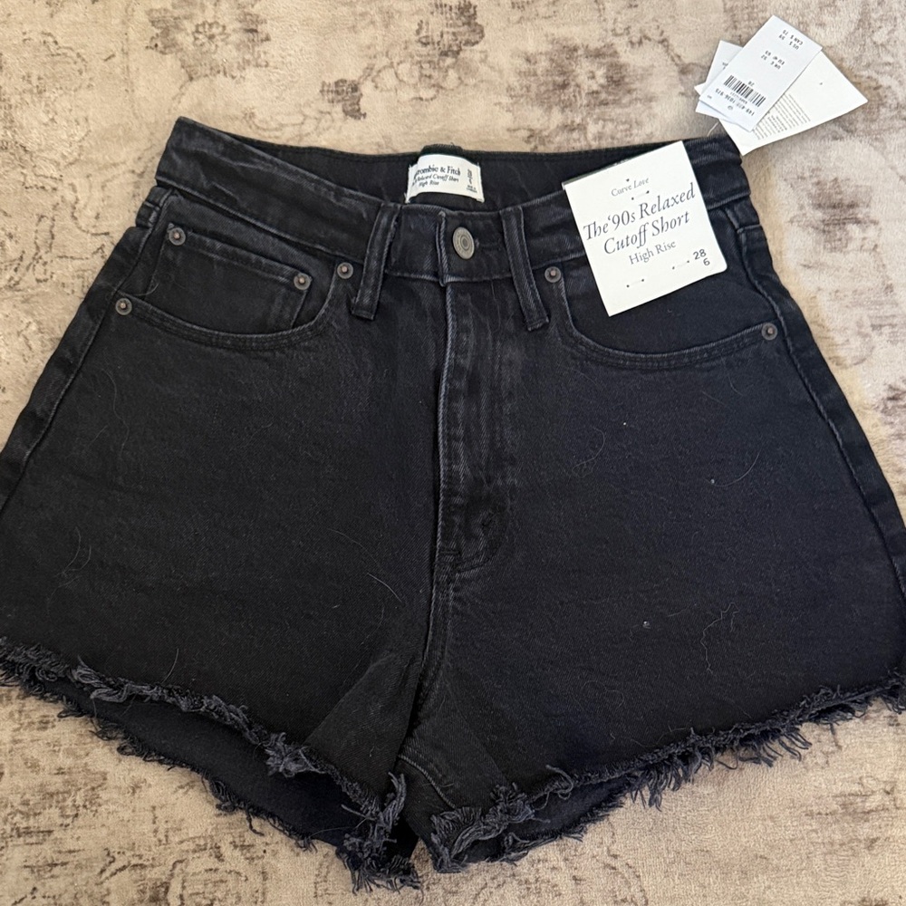 A&F 90s Relaxed Cut Off Shorts